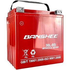 30L-BS Banshee Battery for Qualifying Harley Davidson Bikes, 4 Year Warranty