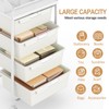 SYKIARIOL Rolling Cart with 4 Drawers,Craft Cart,Rolling Storage Cart with