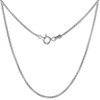 Sterling Silver Popcorn Chain 1.6mm Light Weight Nickel Free Italy,