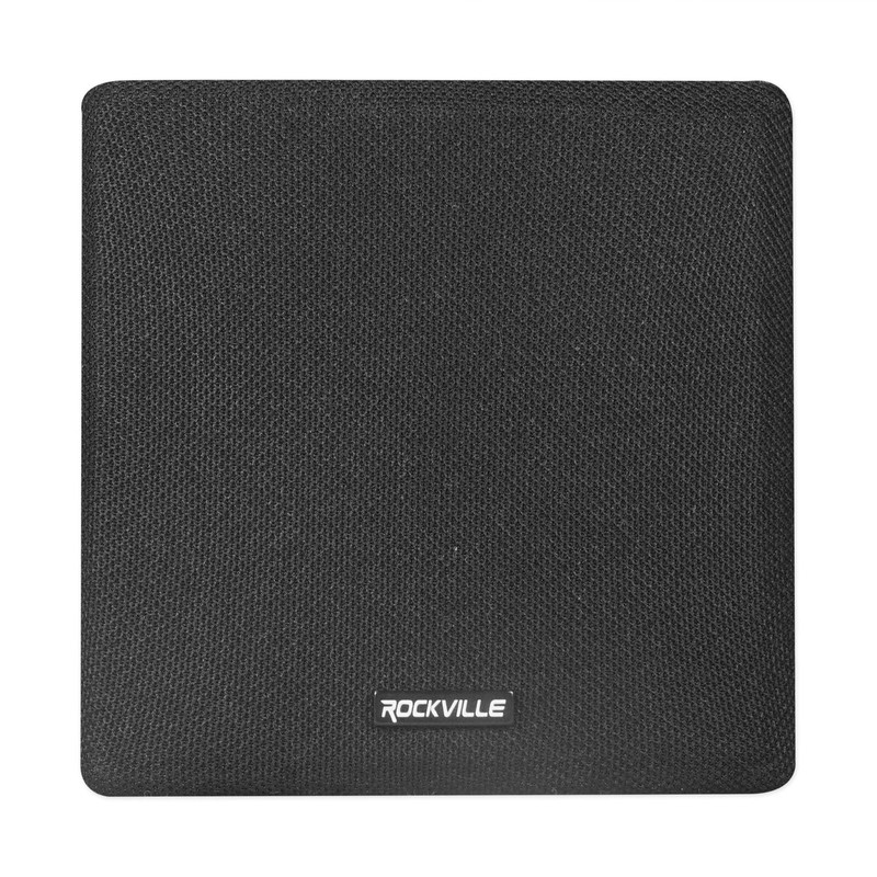 Universal Cube by Rockville Pair of 3.5" Black Home Theater