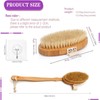 Bath Brush with Long Handle,exfoliating Bath Brush, Back Scrubber for