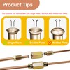 TUBPRO 2 Sets of 3/16” Brake Line Tubing Unions (Connectors)