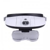 Lupa Optovisor Manos Libres 2 LED 1.0X A3.5x MG81001-G OBI