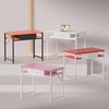 Pamray 32 Inch Small Computer Desk with Drawers for Bedroom
