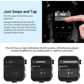 Godox X3S x3s x3-s TTL Wireless Flash Trigger Compatible With Sony Camera OLED Touch Screen Flash Transmitter(GODOX Xpro-S/XProII-S/X2T-S/Updated Version)