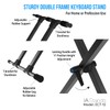 IA Stands ECT12 Adjustable X-Style Dual Keyboard Stand
