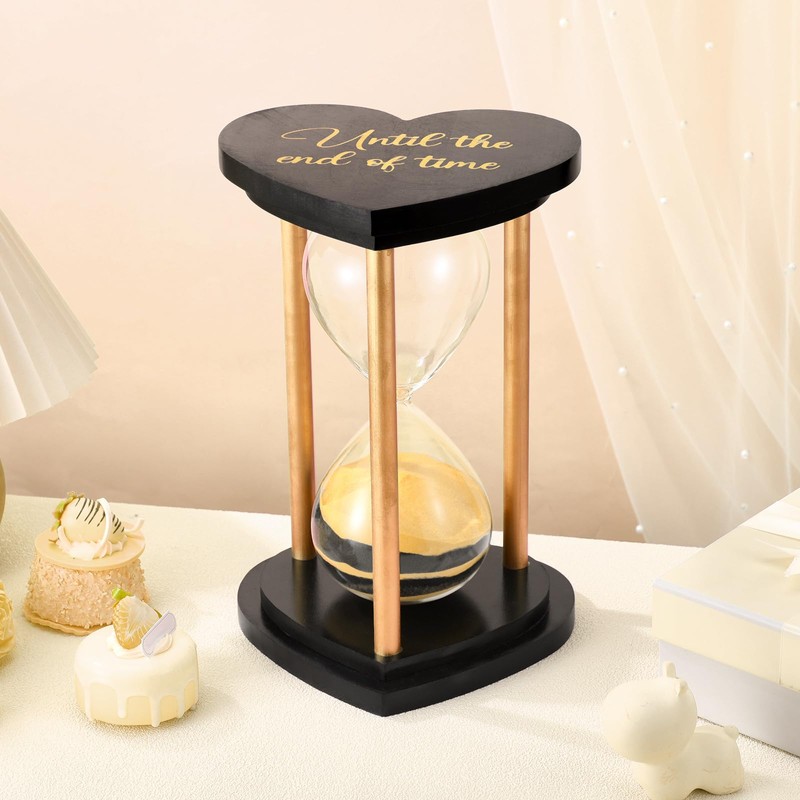 Anglechic Unity Sand for Wedding Ceremony Set Include Wooden Unity