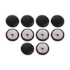 zalati Artificial Leather Covered Buttons for Crafts 10x 2.5cm Made