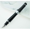 Duke 2009 Charlie Chaplin Commemoration Fountain Pen Bent Nib, Black