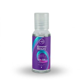 Komma Beauty Sílica Capilar Uva Silk 30ml – Sérum Antifrizz Antioxidante Capilar Formato Prueba y Viaje – Termoprotector Sin Aceites Minerales – Extracto de Uva Protector Calor – Hecho en México