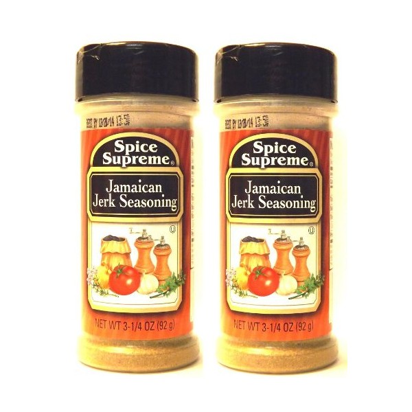 Spice Supreme Jamaican Jerk Seasoning (3.25 oz Bottles) 2 Pack