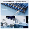 Cable Matters [UL Listed] 50-Pack 10Gbps Cat6 Keystone Jacks, RJ45