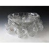 ZIOJOVK 24PCS 1.7Inch Clear Plastic Punch Bowl Cup S Hooks