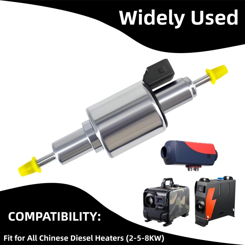 Diesel Heater Oil Fuel Pump, 12V/24V 22ML Quieter Gas Air