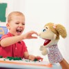 Hand Puppets Multi-Ethnic Puppets,Family Puppets for Kids Role Paly 11.8"