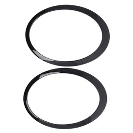 MACHSWON Headlight Ring Trims Black LH RH, Compatible with Mini Cooper R50 R52 R53 2001-2006, Headlight Bezels Cover Trim 2 PCS Left and Right