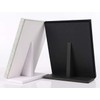 Homeanda Velvet L-Shaped 50 Slots Ring Earring Jewelry Display Tray