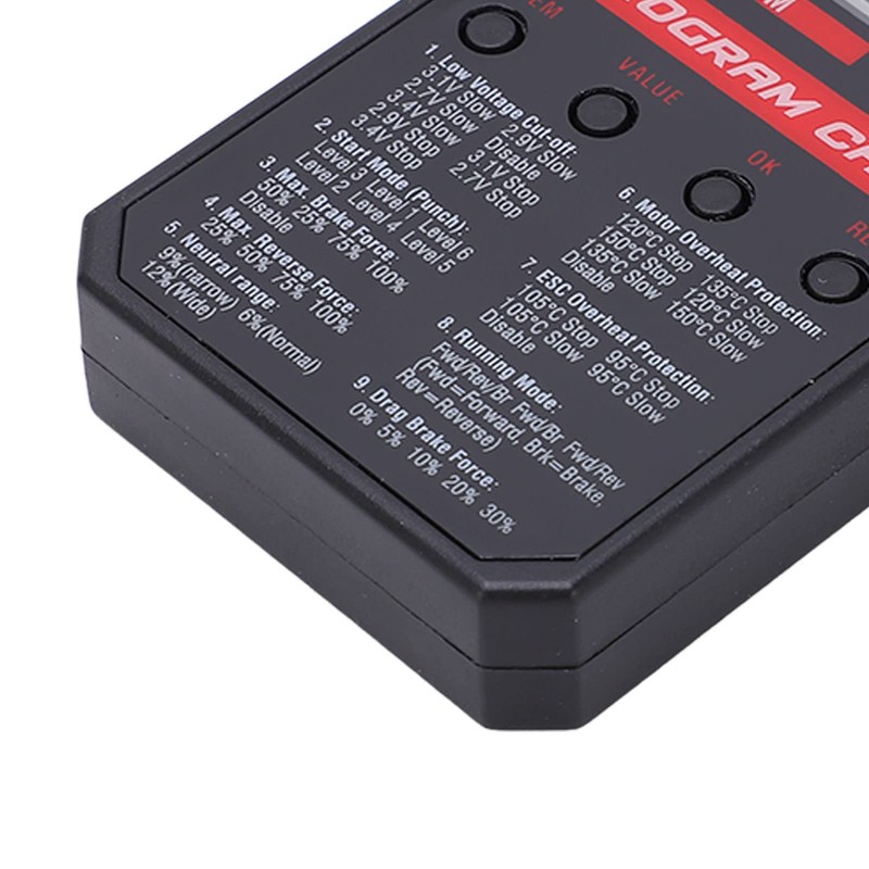 RC Car Programing Card, Lightweight LED Program Card Easy Operate