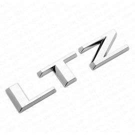 Aimoll 1Pcs Big Size Tailgate LTZ Letter Logo Emblem Badge Nameplates Decal Replacement for Chevy 2019-2021 Silverado 1500 Z71 4x4 (Chrome)