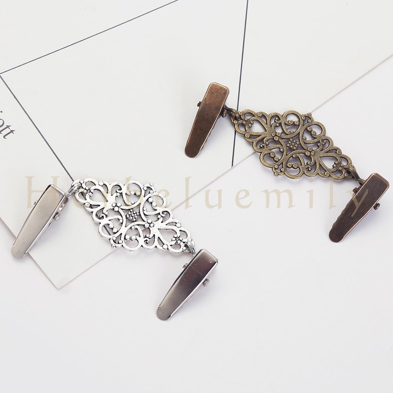 Havelmy Cardigan Clip, Shawl Clip, Sweater Clip, Set of 2,