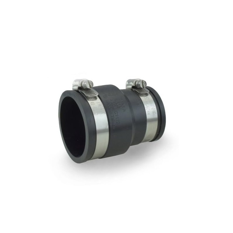 Flexible Rubber Coupling – Connects 2” to 1-1/2” No-Hub Cast