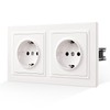 CNBINGO Double Socket, Smooth Skin Feeling, Flush-Mounted with Claws, Double