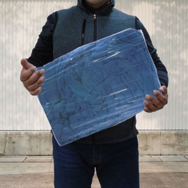 Texas Ragtime Blue Huck Towels Bulk Industrial Grade Cloth Rags Multipurpose Cleaning, Staining for Auto Mechanics, Janitorial, Home and Commercial (16” x 24”) (8 Pounds)