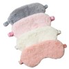 CENZICOM 4 Pcs Sleep Mask Plush Eye Mask Silk Sleep
