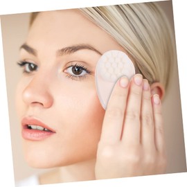 WOONEKY Manual Facial Cleansing Brush Set Dual Sided Face Scrubber Gentle Face Exfoliator Brush for Daily Skin Care