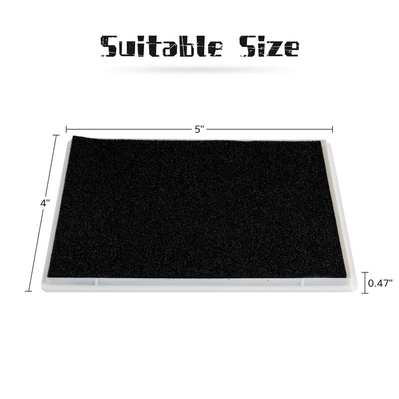 Ink Pad, 5x4'' Washable Non-Toxic Ink Stamp Pad for Baby