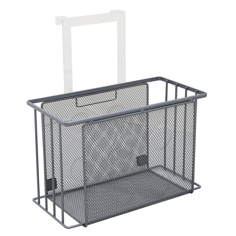 Deco Brothers Over Cabinet Door Organizer, Silver