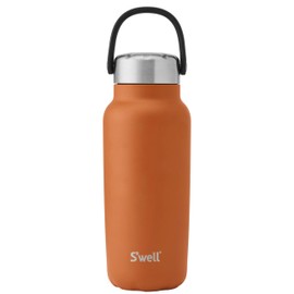 S'well Recycled Stainless Steel Explorer with Insulated Lid and Handle, 32oz, Carnelian, Triple Layered Vacuum Insulated Containers Keeps Drinks Cold for 42 Hours and Hot for 10