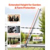 VEVOR Chain Link Fence Extensions, 18 Packs 27.4" Extension Height,