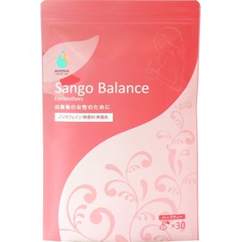 AMOMA Postpartum Balance Blend, 0.07 oz (2 g) x 30 Tea Bags, For Postpartum Moms, Cultivated Without Pesticides, Decaffeinated Herbal Tea, Postpartum Irritation, PMS Postpartum Depression, Sluggish