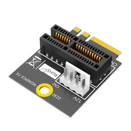 New Version M.2(NGFF) Key A/A+E/E to PCI-E 1X Adapter