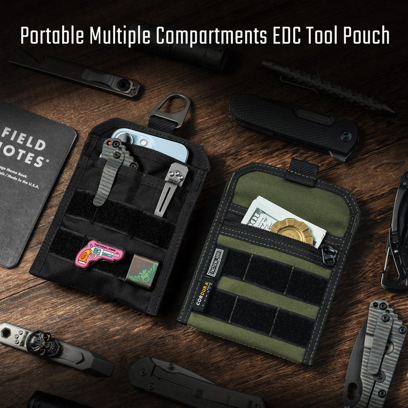 TACTICAL GEEK EXT 3 Pocket Organizer, Lightweight EDC Puch Organizer,