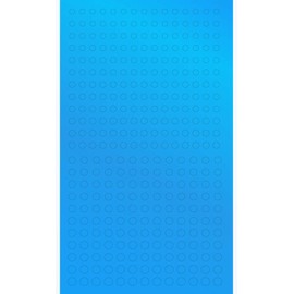 Haikyu Parts CMS-M-BLU Circular Metallic Seal M (0.12 - 0.18 inches (3.0 - 4.6 mm) Metallic Blue 1 Sheet for Plastic Model