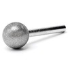 ChilternCasa 20mm Diamond Ball Bit,Round Head Rotary Burr Shank 6mm