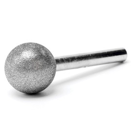 ChilternCasa 20mm Diamond Ball Bit,Round Head Rotary Burr Shank 6mm 1/4" Stone Carving Tools Compatible with Bosch, DeWalt, Makita