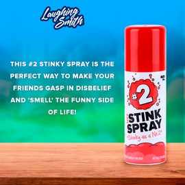 No 2 Stink Spray: Max Potency Fart Spray for Maximum Laughs - Ultimate Prank Gag Gift - Horrifyingly Funny Fart Smell - Ideal for Prank Wars & Fun Times - 50ml