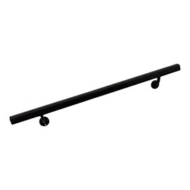Aluminum Handrail Direct AHR 6' Handrail Section - Black Sand - Stair Handrail - USA Made - Easy to Install