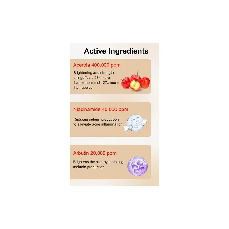 Suero Iluminador con Vitamina C Rejuven Vitamin C Brightening Face