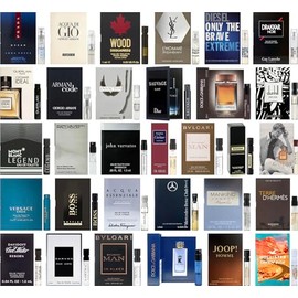 JRoBeauty High End Random Selection Designer Fragrance Cologne Sampler Set for Men - (Pack of 8 Sample Vials)