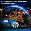 Solar Bug Zapper Outdoor, 4500V Outdoor Mosquito Zapper with Detachable
