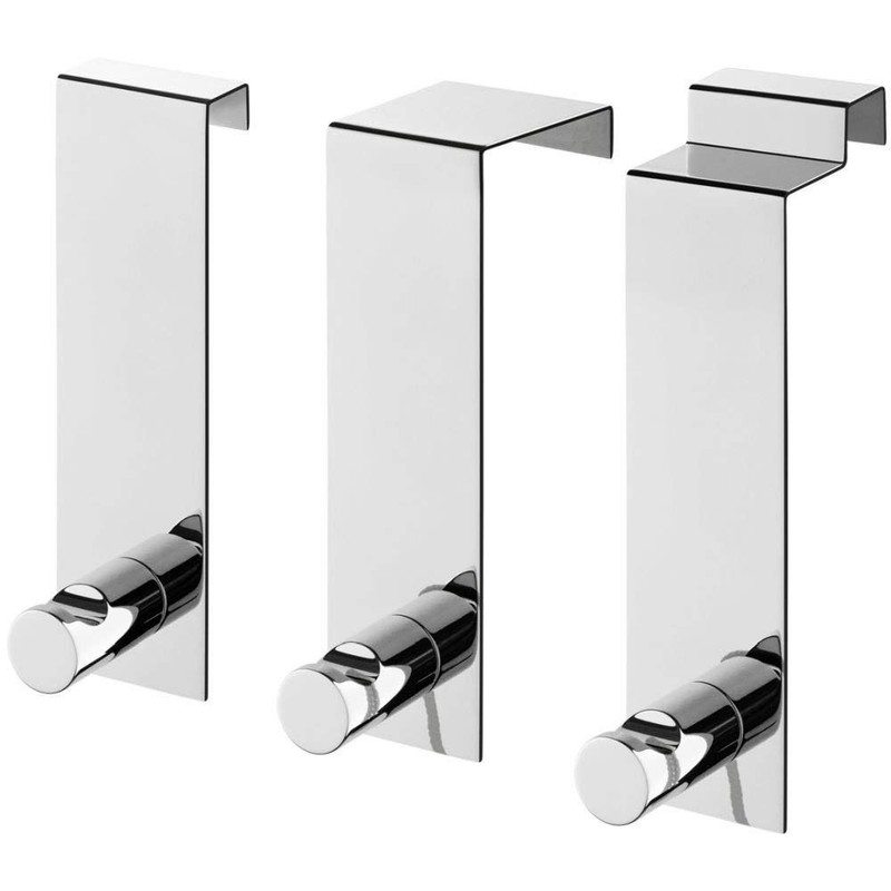 Zack 20892 Batos Door Hooks High-Gloss Stainless Steel