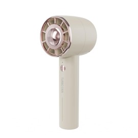 SYBOYEGE Portable Handheld Fan, Rechargeable High Speed USB Fan, 6-speed Adjustable Wind Speed Turbocharged Mini Fans, Gift for Women, Travel/Camping/Outdoor for Men (Beige)