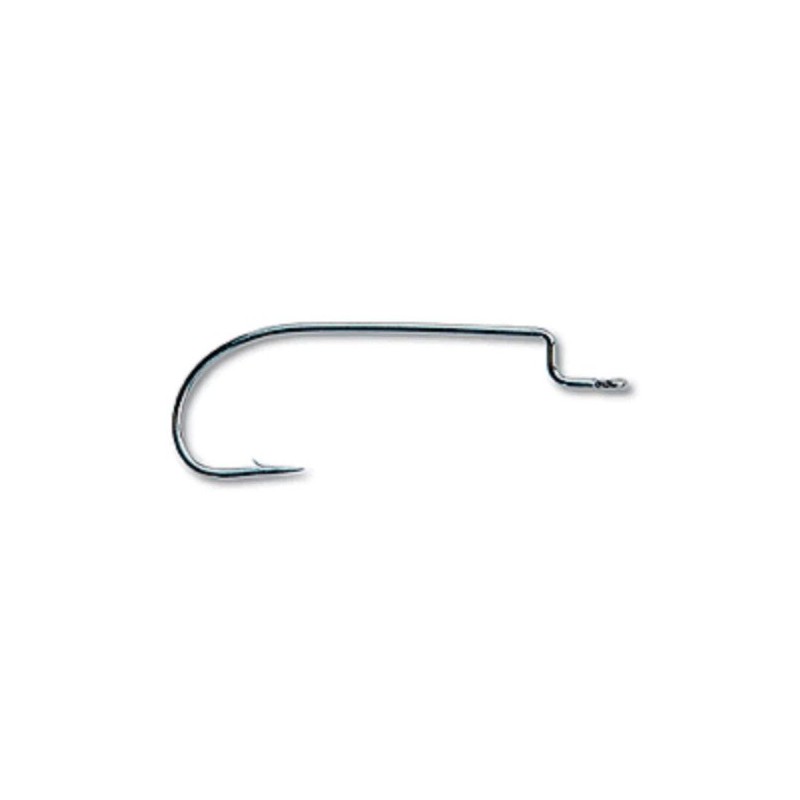 Mustad 39121NP-BN Anzuelo Offset Worm 4/0, 5 Piezas