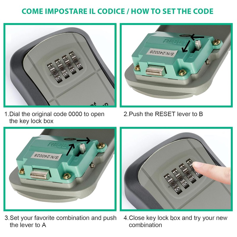 Key Safe Basic Model Grey