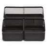 1InTheOffice Desk Baskets and Organizers Tray, Black Mesh Tray, Black