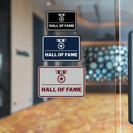 Signs ByLITA Classic Framed Hall of Fame Sign (Brushed Gold) - Small